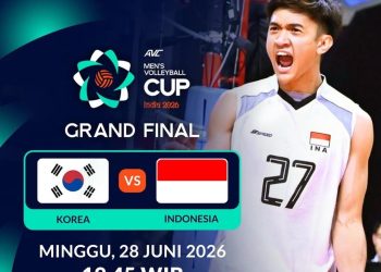 Pertandingan Indonesia vs Korea. Foto : Instagram @mojisport