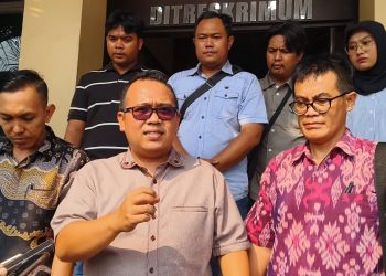 Ferry Renaldi saat di Mapolda Banten