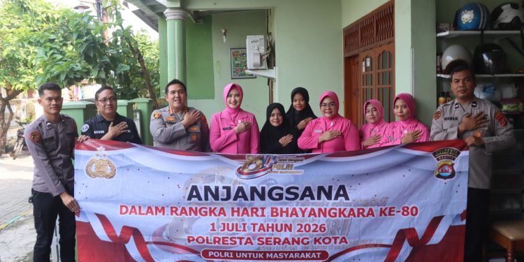Sambut Hari Bhayangkara ke-80, Kapolresta Serang Kota Laksanakan Anjangsana