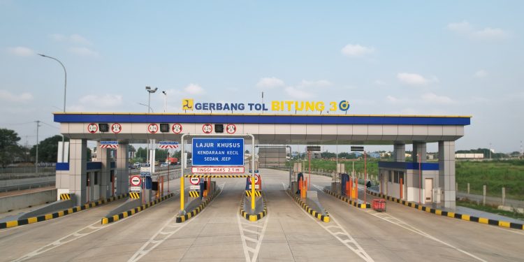 Gerbang tol Jakarta-Tangerang KM 25 menuju Paramount Petals siap-siap dibuka, Senin 8 Juni 2026.