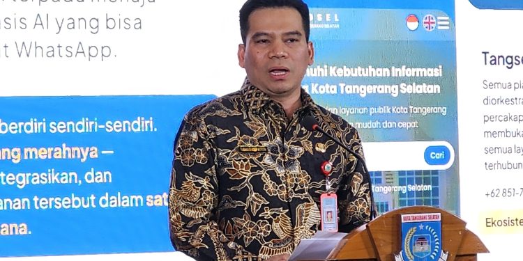 Kepala Dinas Kominfo Kota Tangsel, TB Asep Nurdin.