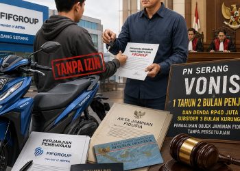 Ilustrasi pengalihan objek fidusia