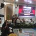 Bupati Tangerang saat membuka sosialisasi sadar hukum kepada perangkat desa di aula kantor Kecamatan Sepatan, Senin 22 Juni 2026.