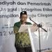 Ketua PDM Kota Cilegon Muhtar Maher saat kegiatan Hari Bermuhammadiyah yang dilaksanakan pada Sabtu 27 Juni 2026 di Perguruan Tinggi Muhamadiyah.