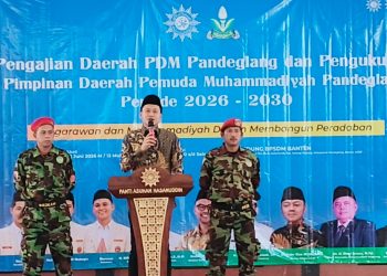 Lahirkan Generasi Muda Berintegritas, Wabup Iing Saksikan Pengukuhan Pemuda Muhammadiyah