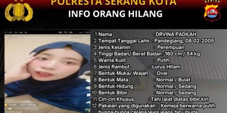 Flyer orang hilang