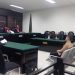 Kedua terdakwa di Pengadilan Tipikor Serang