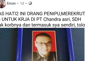 Diduga Catut Nama PT Chandra Asri, Puluhan Warga Cilegon Jadi Korban Penipuan Rekrutmen Kerja