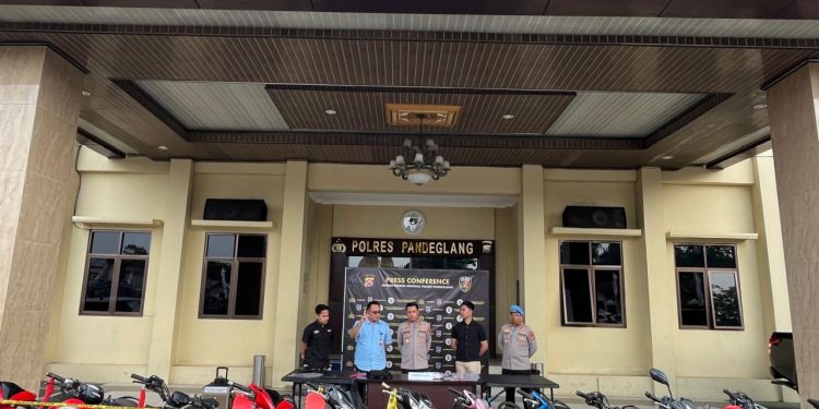 Polres Pandeglang Ungkap Kasus Curanmor