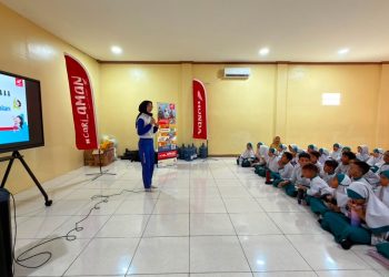 Sambut Hari Anak Nasional, Honda Banten dan Polresta Serang Kota Edukasi Safety Riding di SDIT Al-Zahira