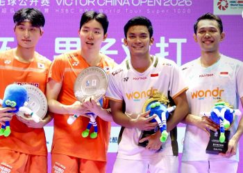 Final China Open 2026: Taklukkan Ganda Nomor 1 Dunia Kim/Seo, Fajar/Fikri Juara