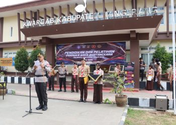 Kapolresta Tangerang Buka Diklat Saka Bhayangkara, Dorong Generasi Muda Jadi Pelopor Disiplin