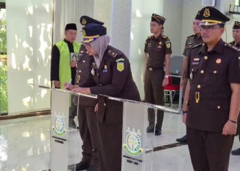 Sertijab Kejari Serang, Ria Ramadhayanti Jabat Kasi Pidum dan Prasetyo Ajie Kalpataru Jadi Kasi Pidsus
