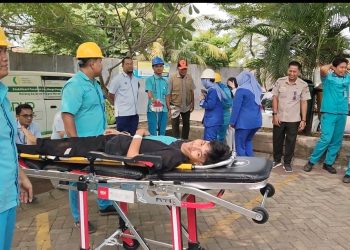 Siaga Bencana, BPBD Kota Serang Gelar Simulasi Bersama Tenaga Medis