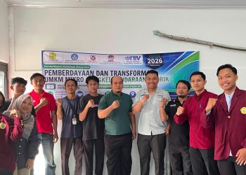 UNTIRTA Bekali UMKM Bengkel Kendaraan Listrik dengan Pelatihan K3 Sebelum Produksi Battery Pack EV