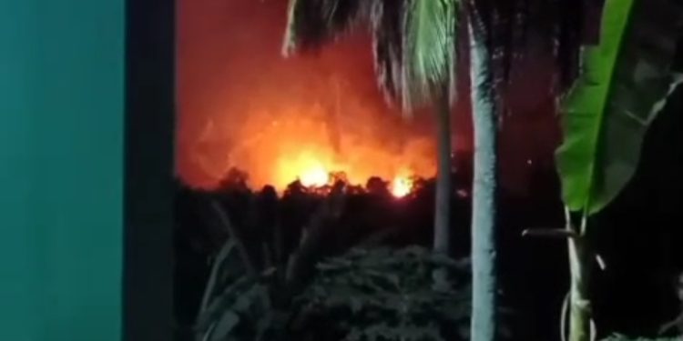 Pembakaran Gas Air Mata Kedaluwarsa di Mancak Dikeluhkan Warga, Ratusan Orang Dievakuasi