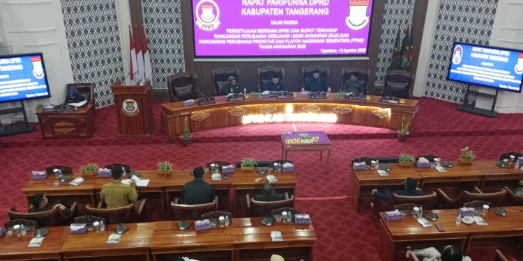 DPRD Kabupaten Tangerang Setujui Perubahan KUA-PPAS 2026, Belanja Daerah Tembus Rp9,43 Triliun