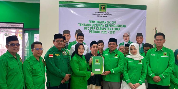 Asep Nuh Nahkodai DPC PPP Lebak 2026–2031, Konsolidasi PAC Jadi Prioritas