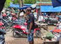 Parkir liar Pasar Kranggot