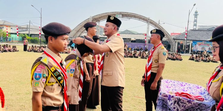 Pesta Siaga Pramuka Teluknaga Dorong Generasi Muda Dukung Ketahanan Pangan