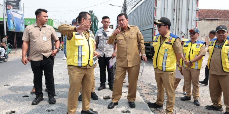 Bupati Tangerang Tinjau Rekonstruksi Jalan Cangkudu–Cisoka, 1,38 Kilometer Ditargetkan Rampung Desember