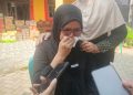 istri korban begal ojol