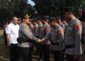 Kapolresta Serang Kota Pimpin Apel Kesiapsiagaan Tanggap Darurat Bencana Karhutla