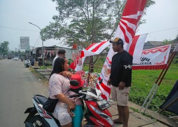 Penjualan Bendera Merah Putih di Kabupaten Tangerang Sepi Jelang HUT RI