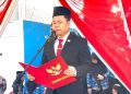 Ahmad Hafid bacakan teks Proklamasi di Ciwandan