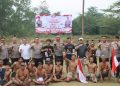 Kapolresta Serang Kota Buka Lomba Panjat Pinang Semarak HUT Kemerdekaan RI ke-81