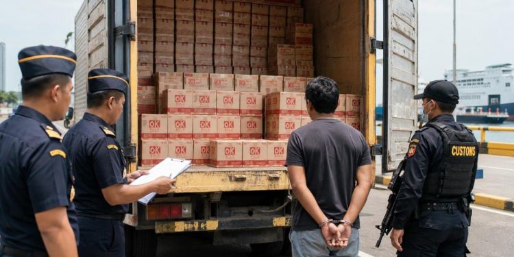 Sopir Truk Didakwa Selundupkan 2,9 Juta Batang Rokok Ilegal, Negara Rugi Rp2,8 Miliar