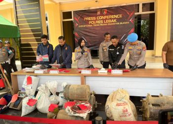 Tambang Emas Ilegal di Bayah Lebak Dibongkar Polisi, Dua Gurandil Diamankan