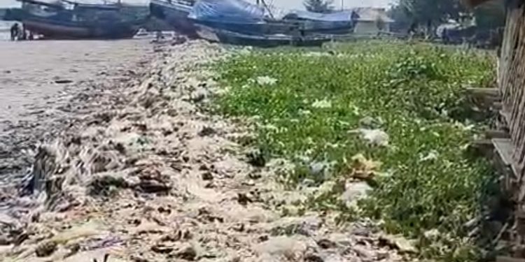 Wisatawan Keluhkan Tumpukan Sampah di Pantai Teluk Labuan