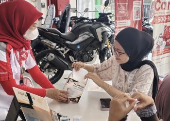 Honda Banten Bagikan 1.800 Masker, Langkah Antisipasi