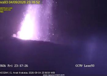Gunung Anak Krakatau Erupsi Berkali-kali, Dentuman Terdengar hingga Patia