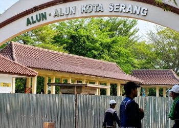 Alun-alun Kota Serang Bakal Punya Fasilitas Air Minum Gratis