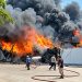 24 Gudang di Kosambi Permai Tangerang Terbakar, Sejumlah Bangunan Ambruk