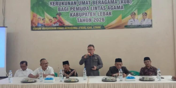 Pemuda Lintas Agama di Lebak Diminta Jadi Pelopor Kerukunan Antar Umat Beragama