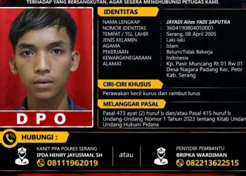 Polres Serang Terbitkan DPO Kasus Dugaan Perkosaan dan Pencabulan Anak  