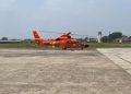 helikopter cari jurnalis hilang Selat Sunda
