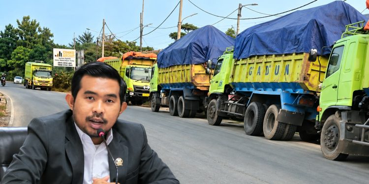 Parkir Truk Besar di Tangsel