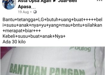 DKPP Cilegon Tindak Lanjuti Temuan Beras Bansos Dijual di Marketplace Facebook