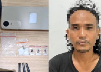 Satresnarkoba Polres Metro Tangerang Kota Amankan Pria dan Empat Paket Sabu di Jatiuwung