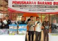 Kejari Kota Tangerang Musnahkan Barang Bukti 210 Perkara, Sabu Hampir 70 Kilogram