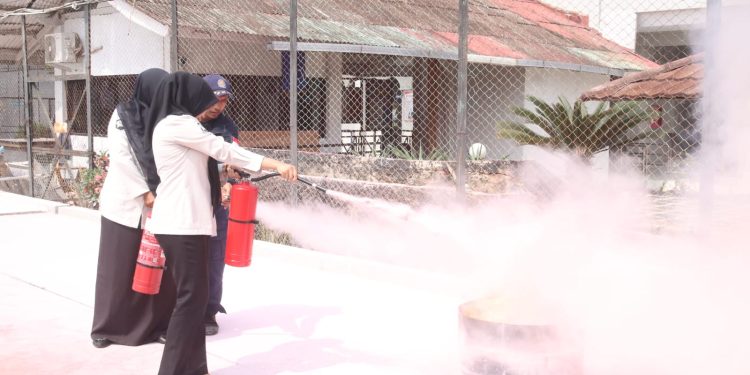 Cegah Kebakaran, Lapas Serang Gandeng Damkar Kota Serang Tingkatkan Kesiapsiagaan