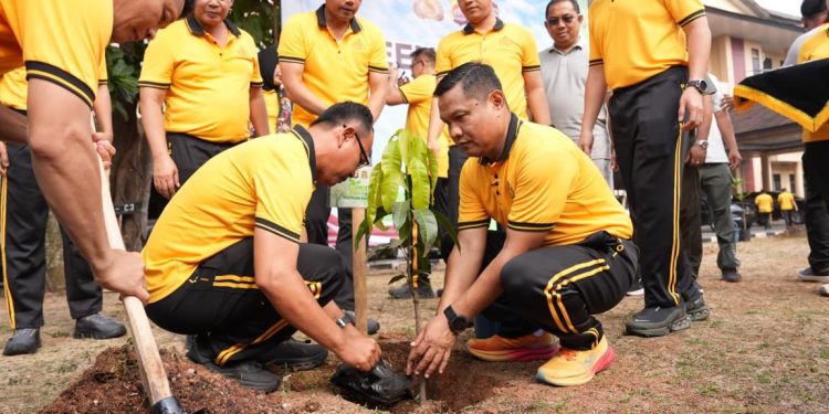 Green Policing Polda Banten, 1.000 Pohon Ditanam untuk Menjaga Kelestarian Lingkungan