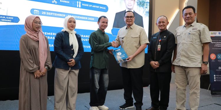 Peralatan usaha peserta inkubasi Kota Serang