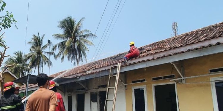Kebakaran Kontrakan di Cilegon