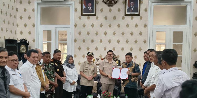 pembangunan ratusan huntap lebakgedong