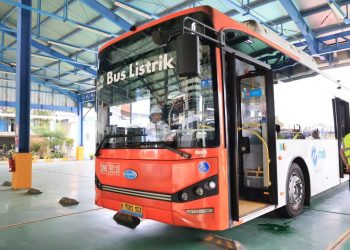 bus listrik Kota Serang